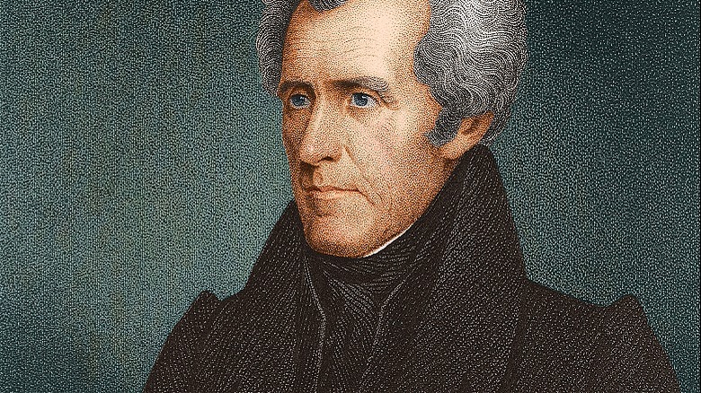 Engraving portrait of Andrew Jackson