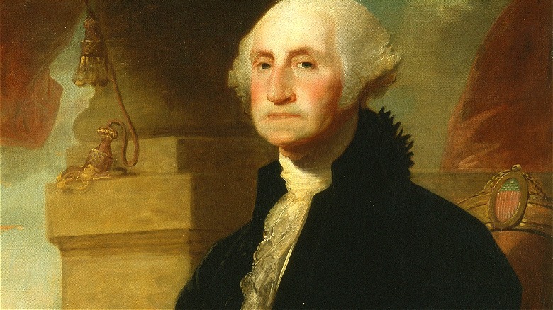 Painted portrait of George Washington