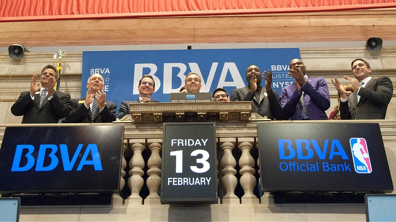 BBVA ringing NYSE opening bell