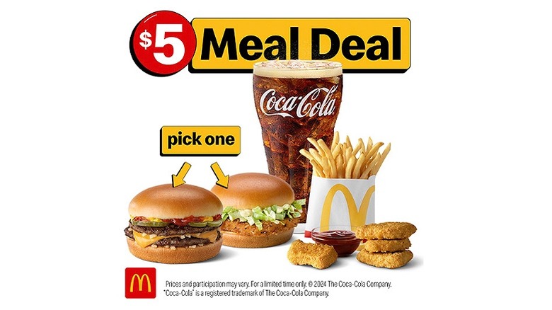 McDonalds $5 meal deal