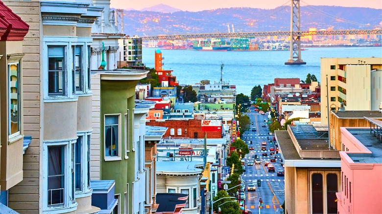 Downhill view of San Francisco