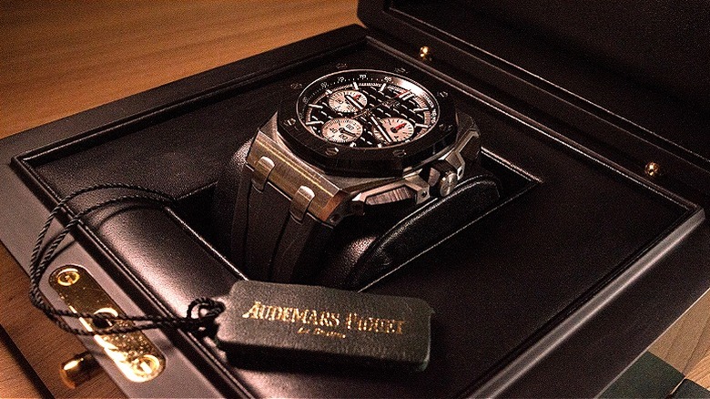 Audemars Piguet watch in box