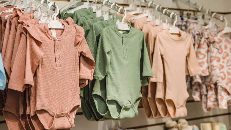 baby clothes in store