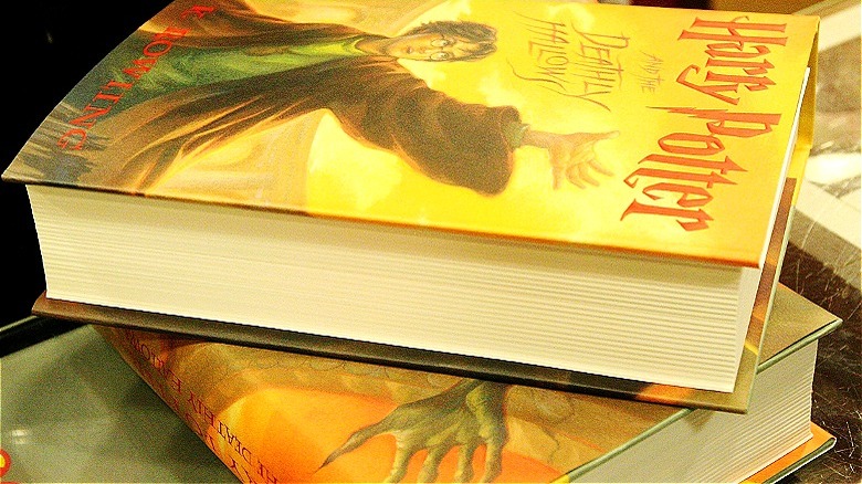 Stack of Harry Potter books