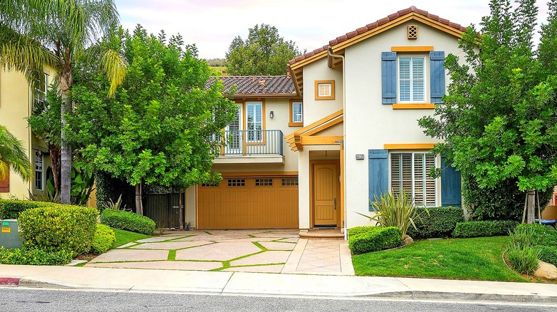 Two-story home in California